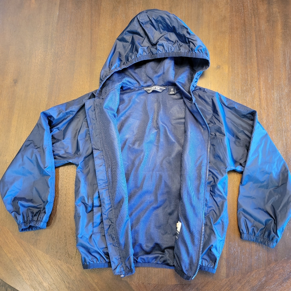 Lands' End Kids Blue Raincoat - Picture 2 of 8